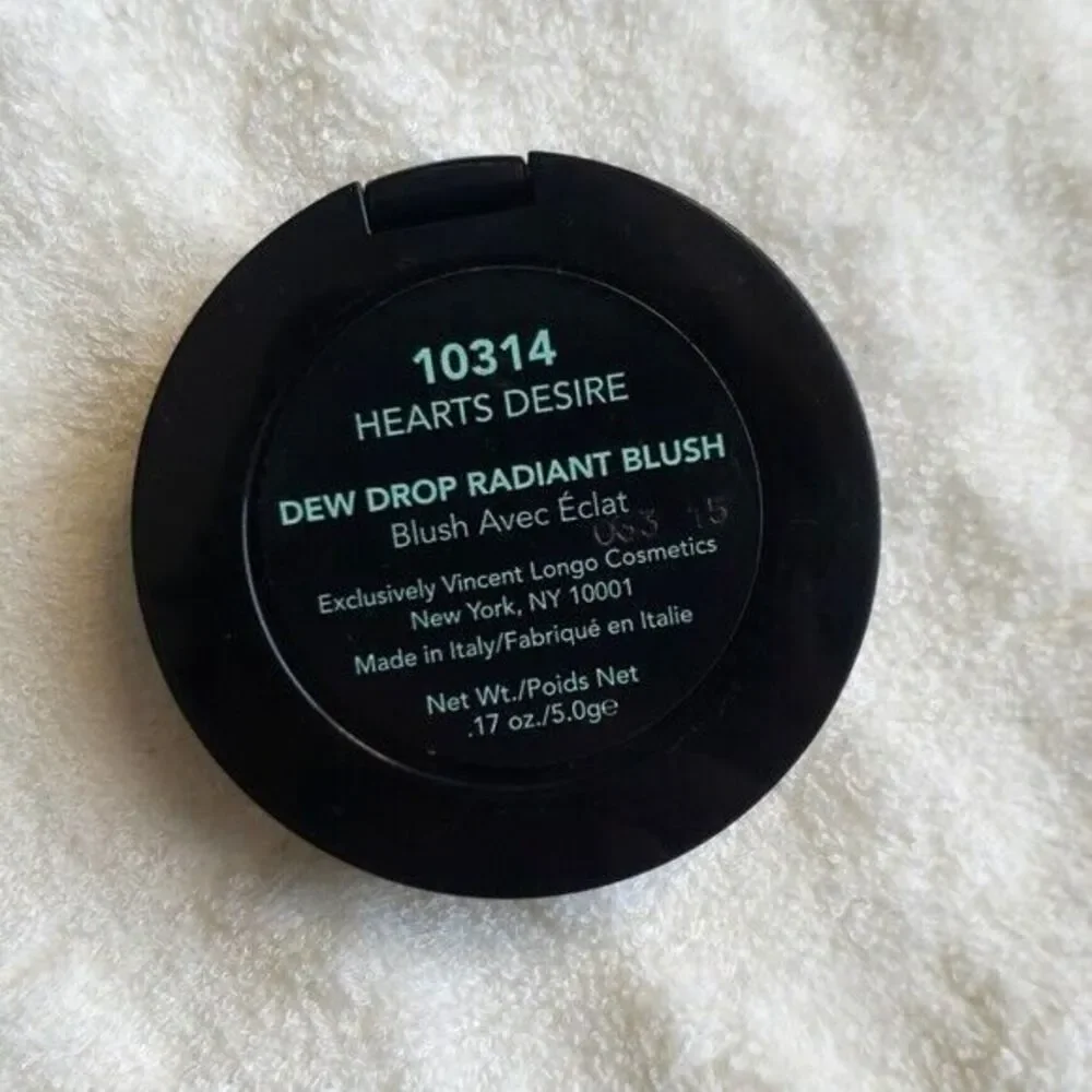 Vincent Longo Blush Highlighter Lot 2 Hearts Desire Dew Drop Glow Soft Glam NEW